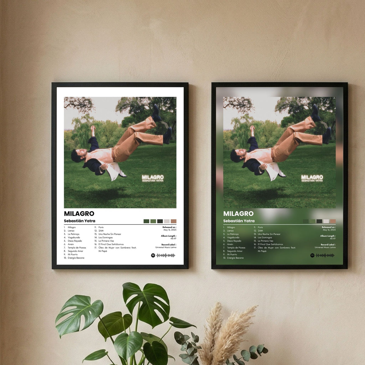 Cuadro Sebastian Yatra - Milagro