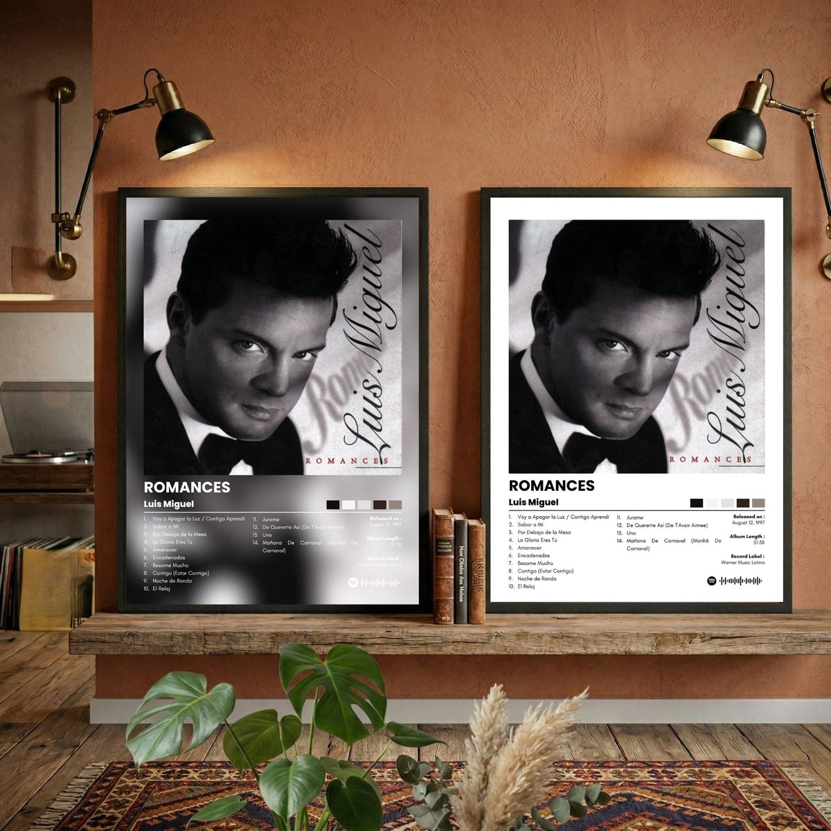 Cuadro Luis Miguel - Romances