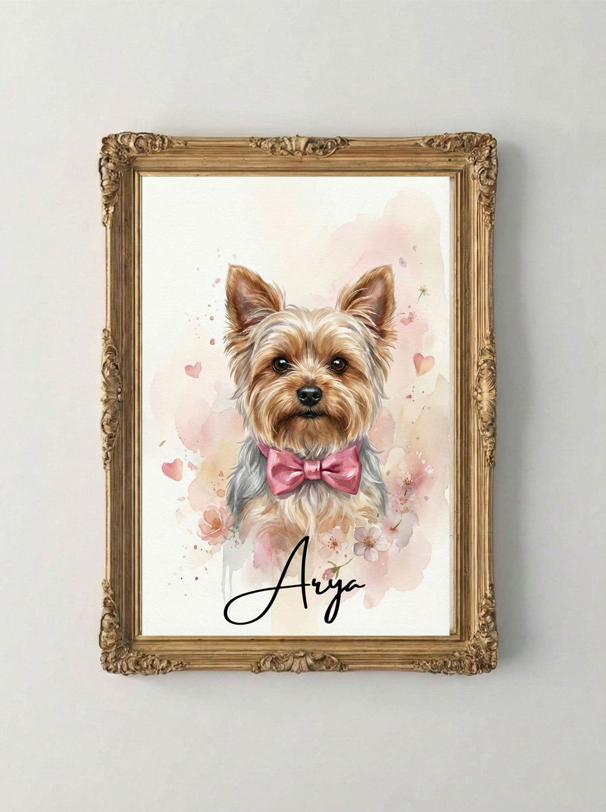Retrato Digital Personalizado de tu Mascota - Especial Retrato Romantico