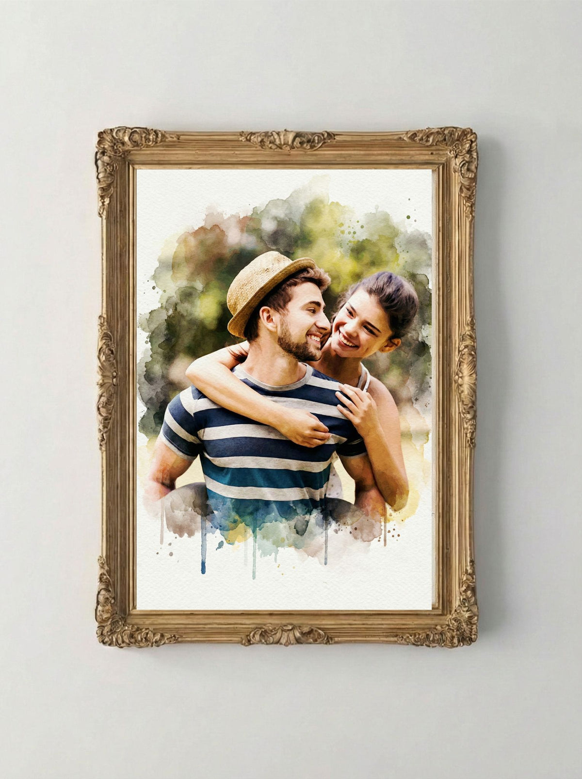 Retrato Digital Personalizado - Retrato Pareja 1
