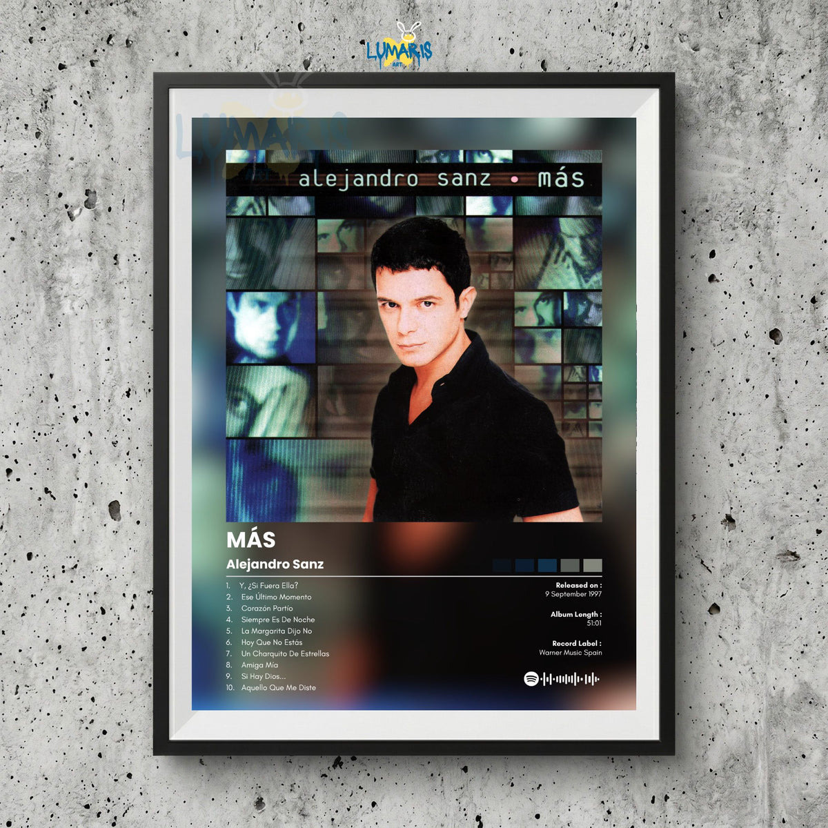 Cuadro Alejandro Sanz - Más