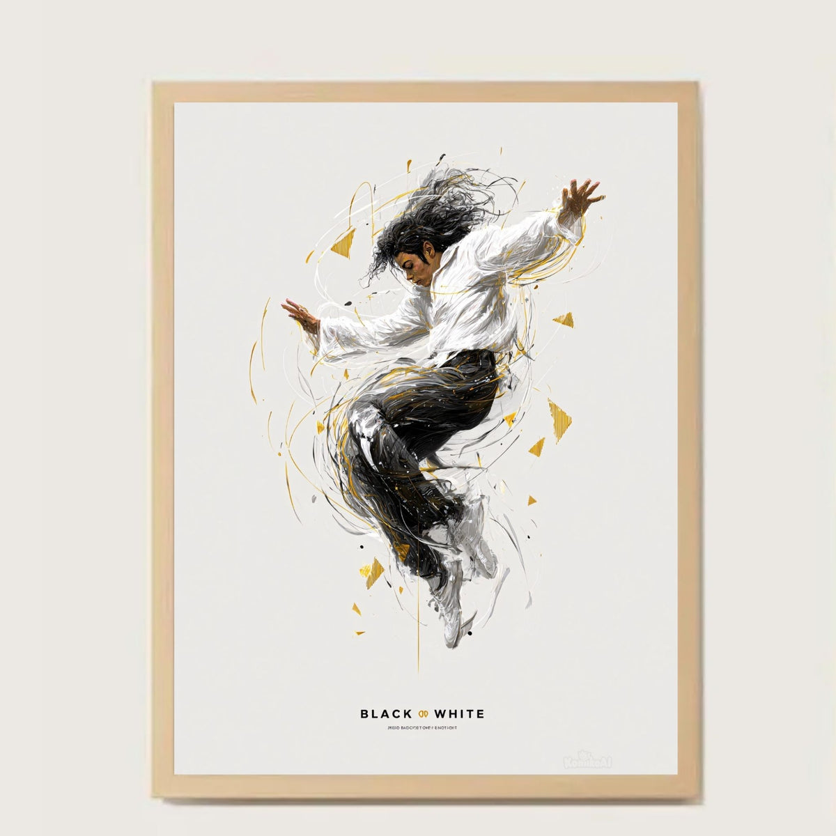 Cuadro Michael Jackson Black or white