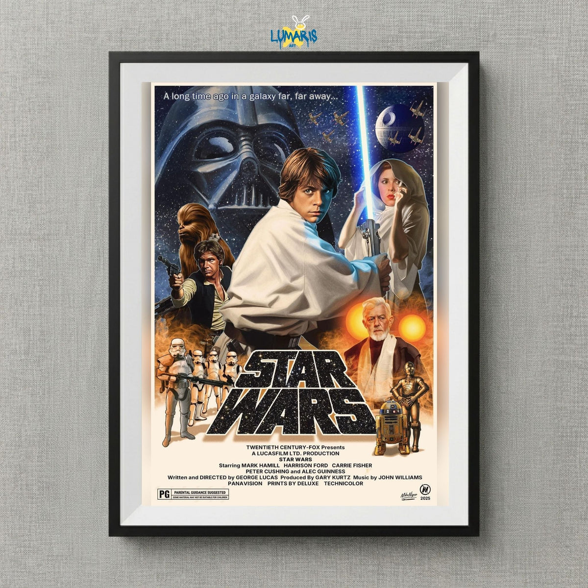 Cuadro Star wars Luke