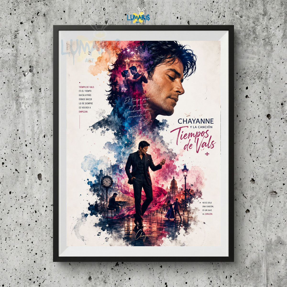 Cuadro Chayanne - Tiempos de vals