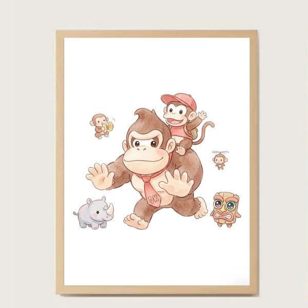 Cuadro Donkey Kong & Diddy Kong
