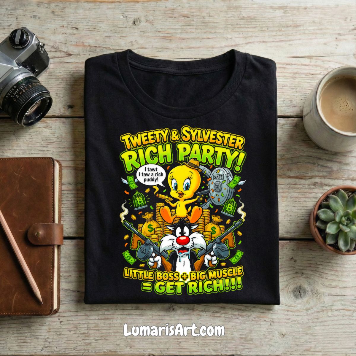 Polera Unisex | Semitono | Design Looney Urban 5