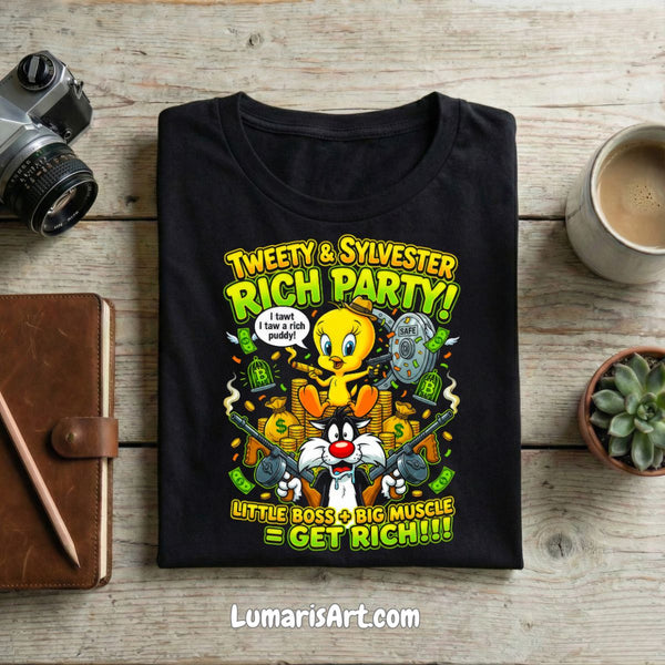 Polera Unisex | Semitono | Design Looney Urban 5