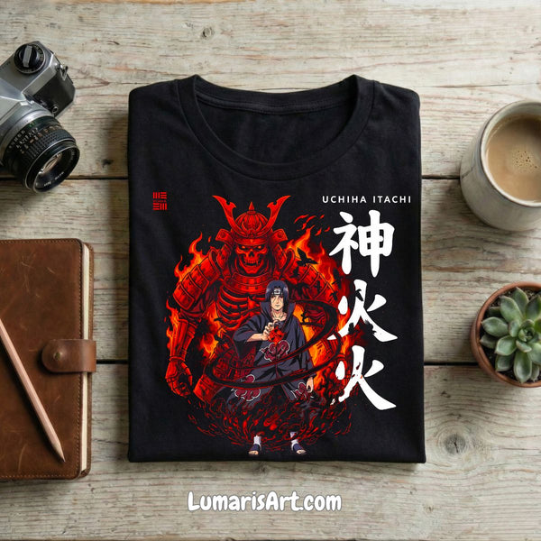 Polera Unisex | Semitono | Design Itachi Uchiha