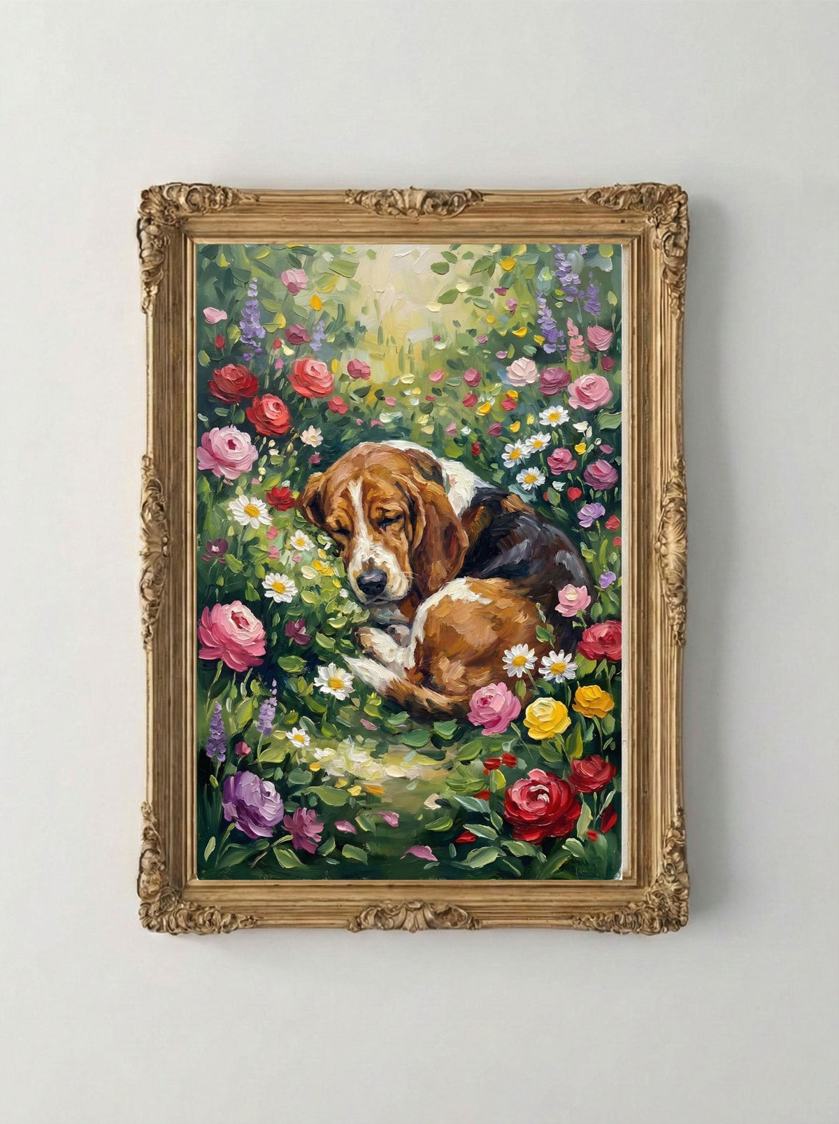 Retrato Digital Personalizado de tu Mascota  - Retrato Especial Flores