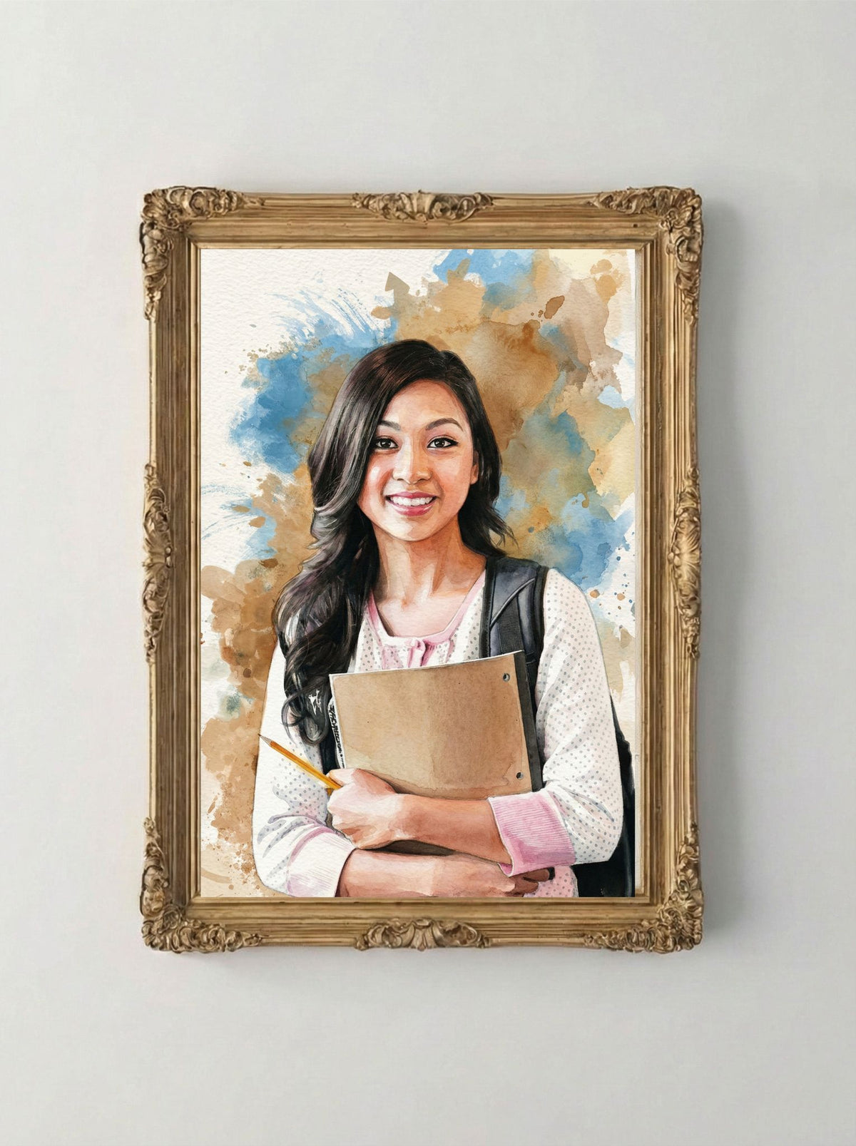 Retrato Digital Personalizado de tu Mascota - Una persona 2
