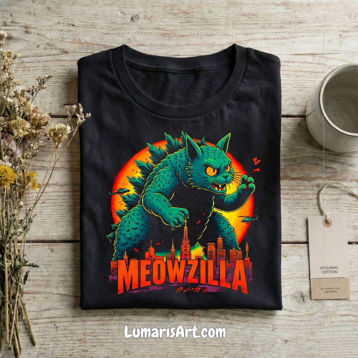 Polera Unisex | Semitono | Design Urban meowzilla