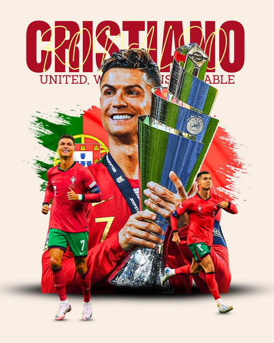 Cuadro CR7 ambiente 1