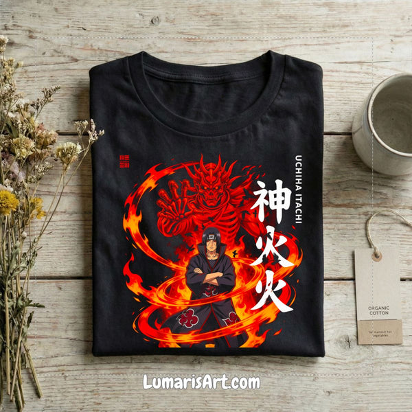 Polera Unisex | Semitono | Design Itachi Uchiha 2