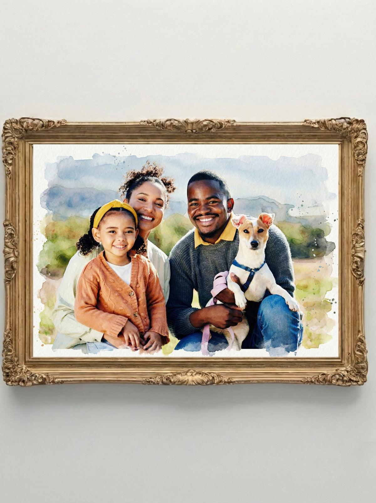 Retrato Digital Personalizado - Retrato Familia