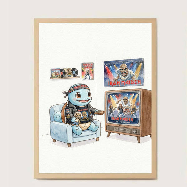Cuadro Squirtle Iron Maiden