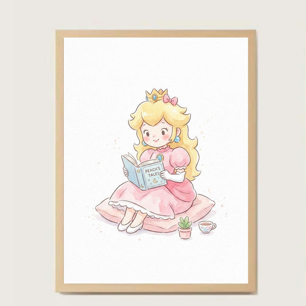 Princesa Peach Leyendo