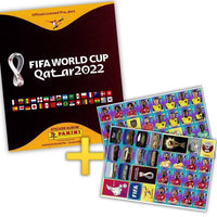 ÁLBUM Copa Mundial 2022 Qatar [ Panini ]| Fondo Azul y Naranja,  Álbum + Set Láminas [Producto Digital]