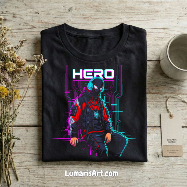 Polera Unisex | Semitono | Design spider hero