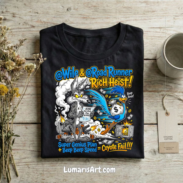 Polera Unisex | Semitono | Design Looney Urban 7