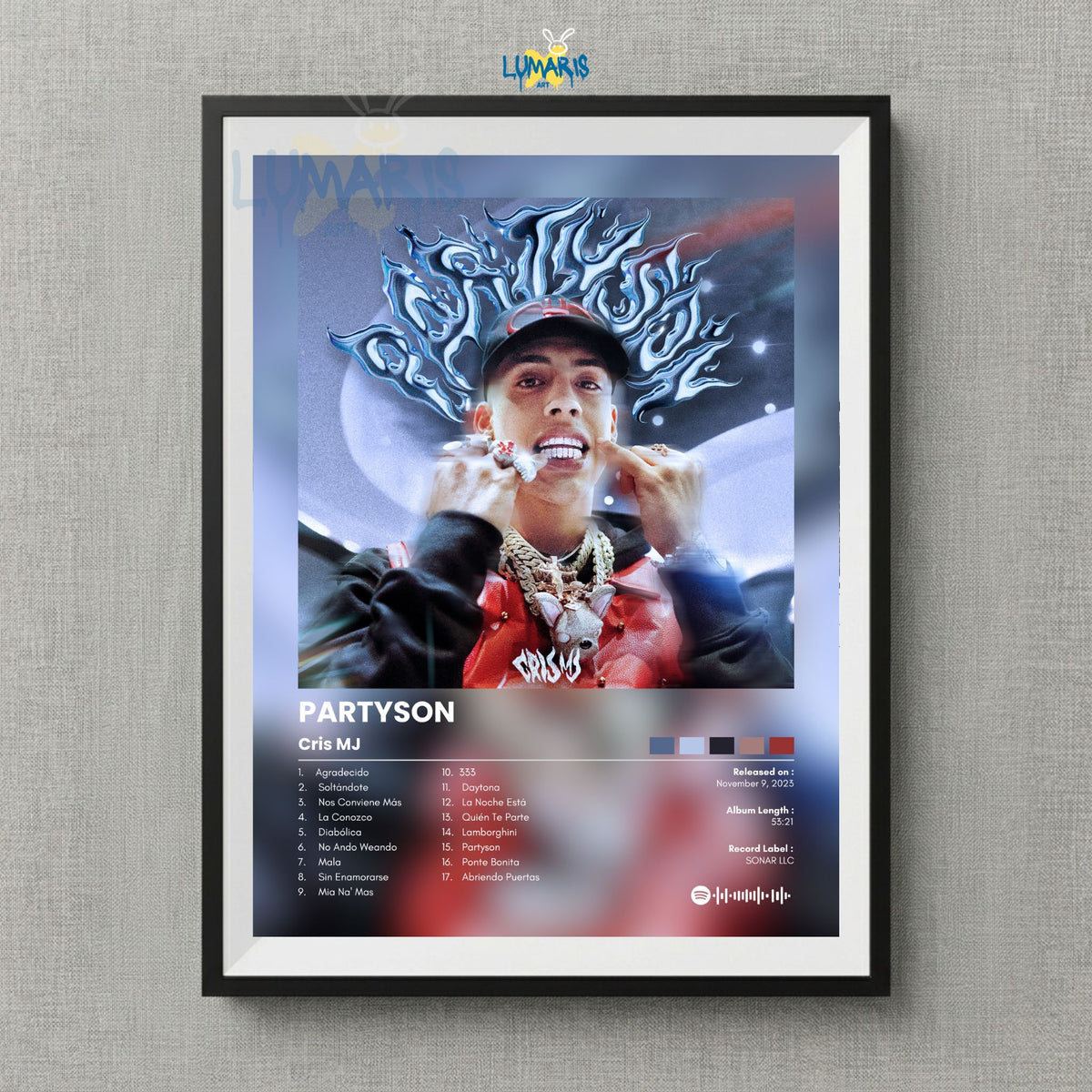 Cuadro Cris MJ — Partyson
