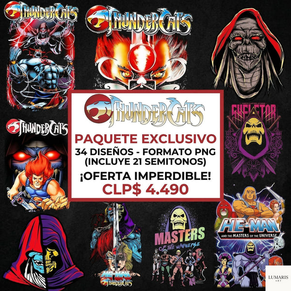 Cartoon 80' 34 Bundle Digital PNG / Estampar tus Poleras DTF-DTG-Serigrafía