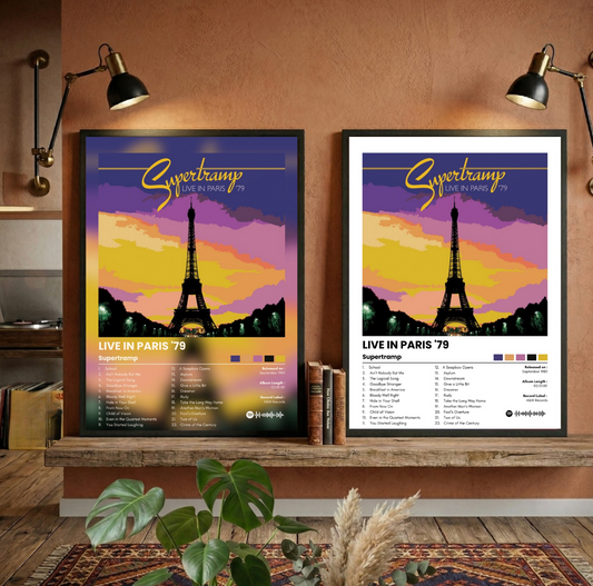 Cuadro Supertramp | Live in paris 79