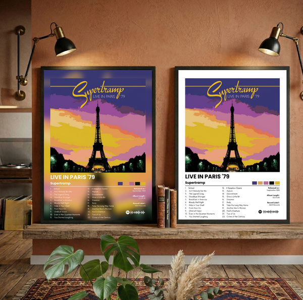 Cuadro Supertramp | Live in paris 79