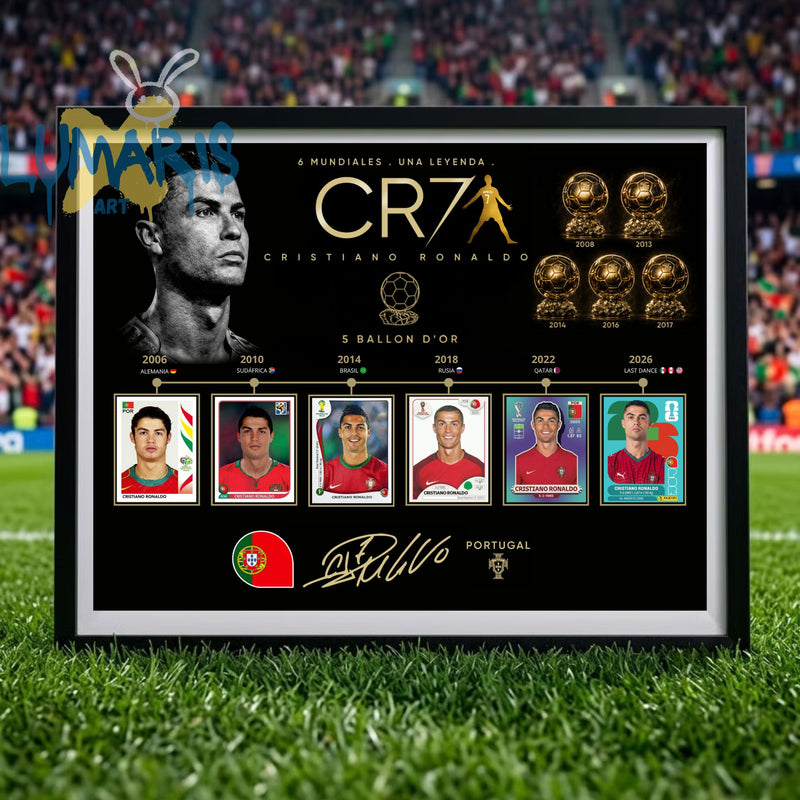 Cuadro Balon de Oro Cristiano Ronaldo