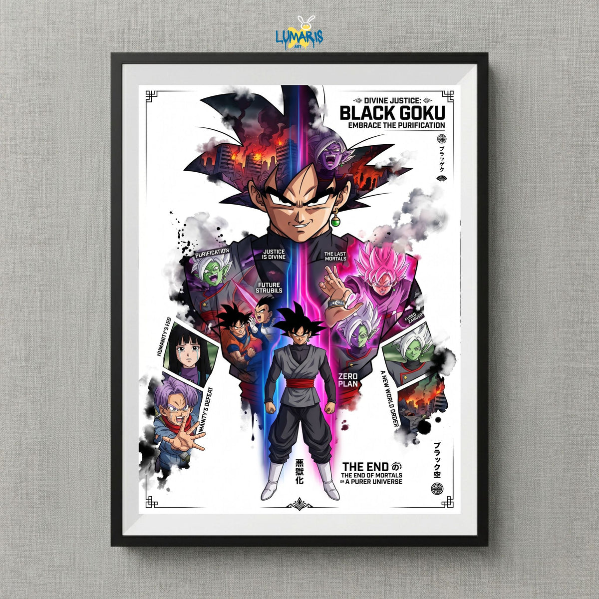 Cuadro Dragon ball - black goku