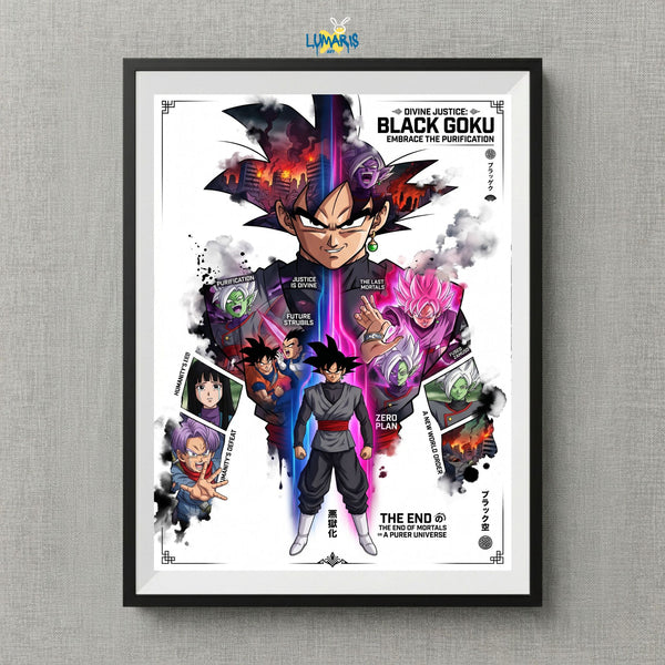 Cuadro Dragon ball - black goku