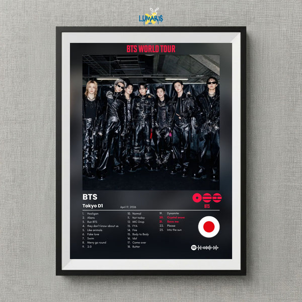 Cuadro BTS Tour Arirang Tokyo D1