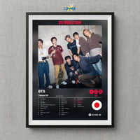 Cuadros Spotify - Conciertos Arirang BTS