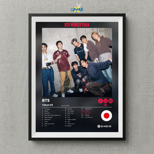 Cuadro BTS Tour Arirang Tokyo D2