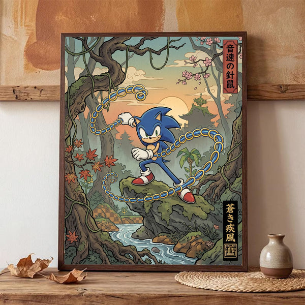 Cuadro Enmarcado | Sonic