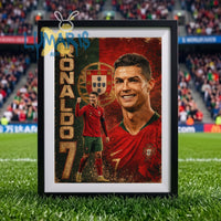 Cuadro Decorativo Arte Cristiano Ronaldo