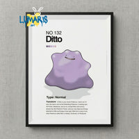 Cuadros decorativos Pokemon 1 generacion (20 Designs)