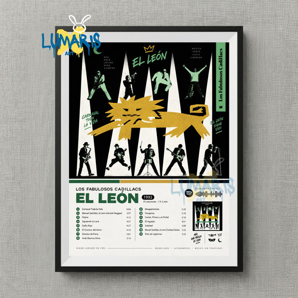 Cuadro Spotify Los fabulosos cadillacs