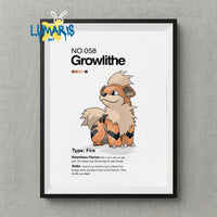 Cuadros decorativos Pokemon 1 generacion (20 Designs)