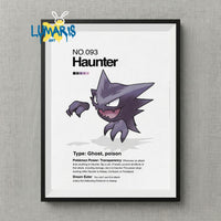 Cuadros decorativos Pokemon 1 generacion (20 Designs)