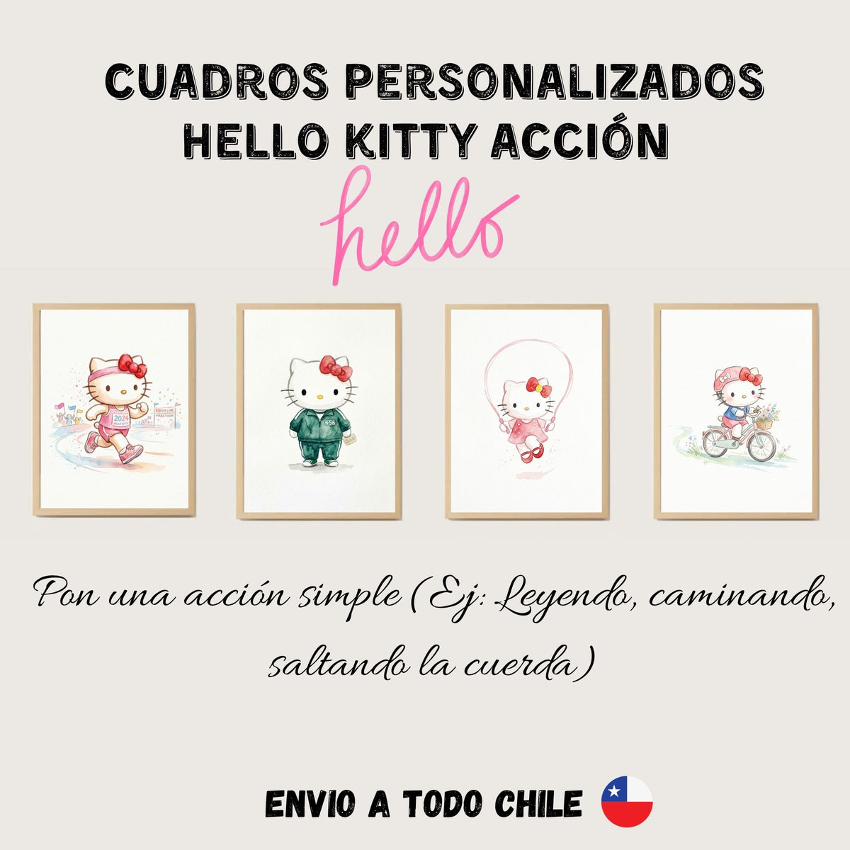 Personalizados - Acción Hello Kitty