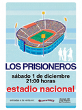 Diseño afiche Los Prisioneros Estadio Nacional
