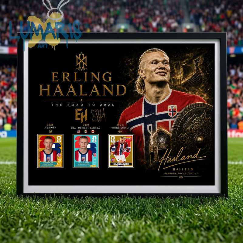 Cuadro Mundialista Erling Haaland Edition