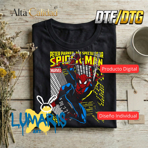 Spiderman | Digital PNG | Semitono| DTF-DTG