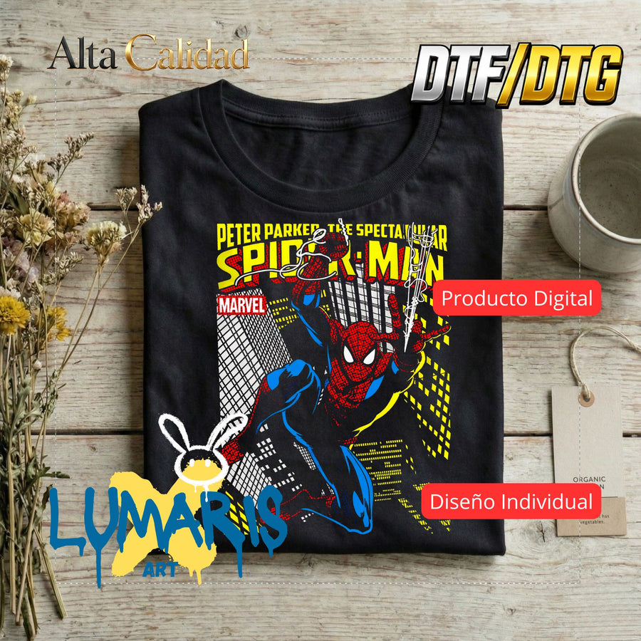 Spiderman | Digital PNG | Semitono| DTF-DTG
