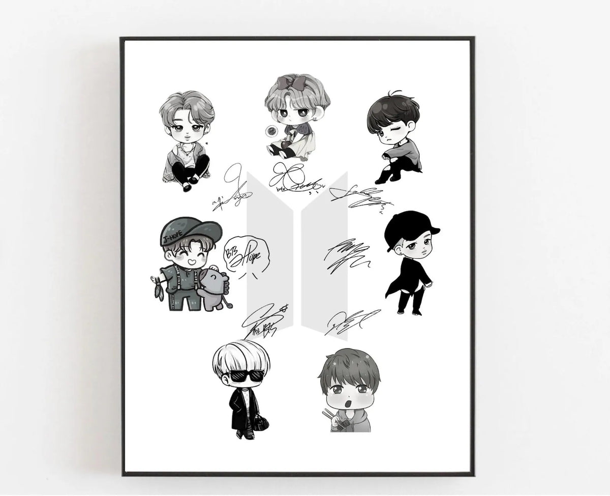 Cuadro Enmarcado | BTS