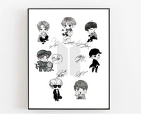 Cuadros decorativos BTS (12 Designs)
