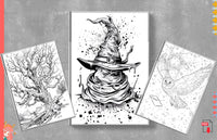 Libro para Colorear | PDF Digital para Imprimir | Magico 40 paginas