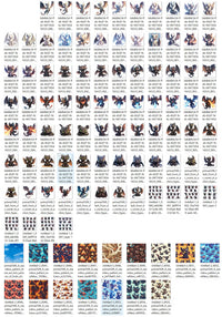 111 Dragones Ilustraciones Digital PNG| Clipart | Sticker