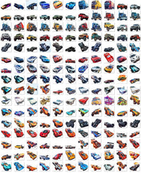 600+ Autos Cartoon Ilustraciones Digital PNG| Clipart | Sticker