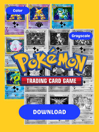 Base Set Imprimible Master y Completo Set Binder Placeholders + Checklist (Descarga Digital)